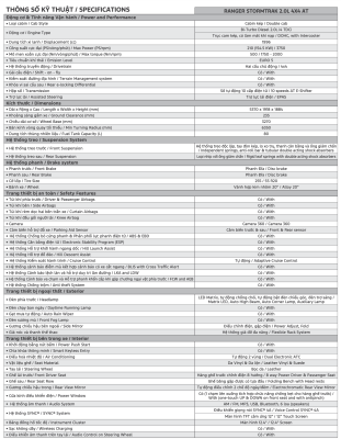 Ford Ranger Stormtrak 2.0L Bi-Turbo 4×4 AT
